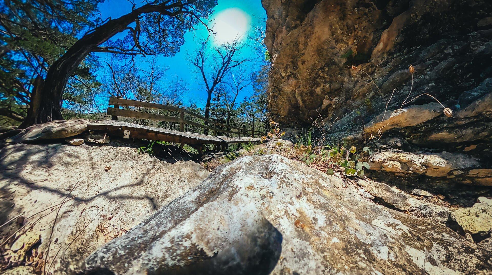 Scenic Ozark trails near Back40 RV Park Bella Vista Arkansas